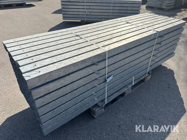 Galvaniserede stolper 57 styk