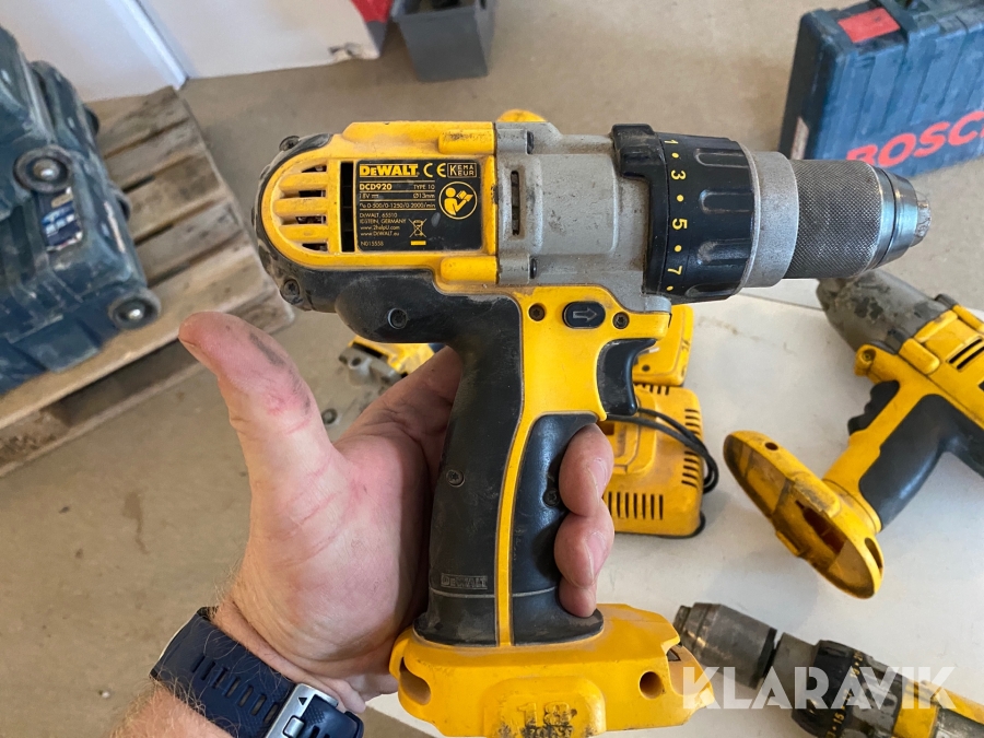 Div dewalt værktøj Dewalt 4 stk, Holbæk, Klaravik auktioner