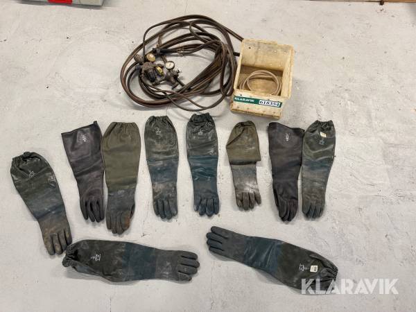 Handsker kemikalieresistente Svejseslange 10 styk