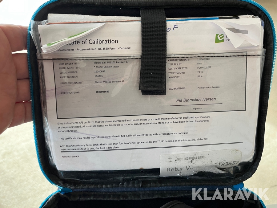 Instalationstestere Metrel Eurotest AT