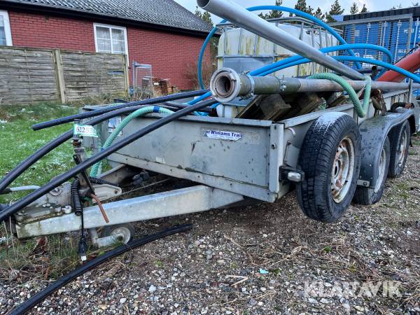 Maskin trailer Ifor Williams uden indhold