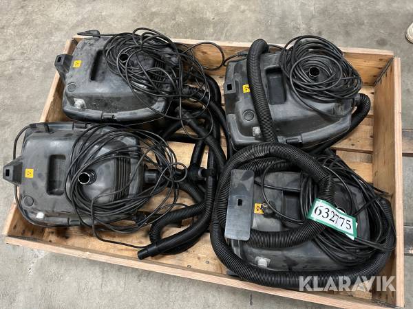 Antistatiske støvsugere Walbom - 4 styk