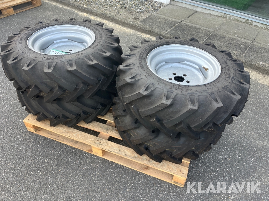 Dæk med fælge passer til Weideman og Schäffer