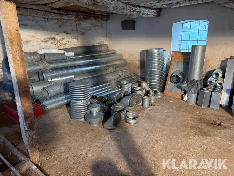 Stort lot ventilationsrør og fittings