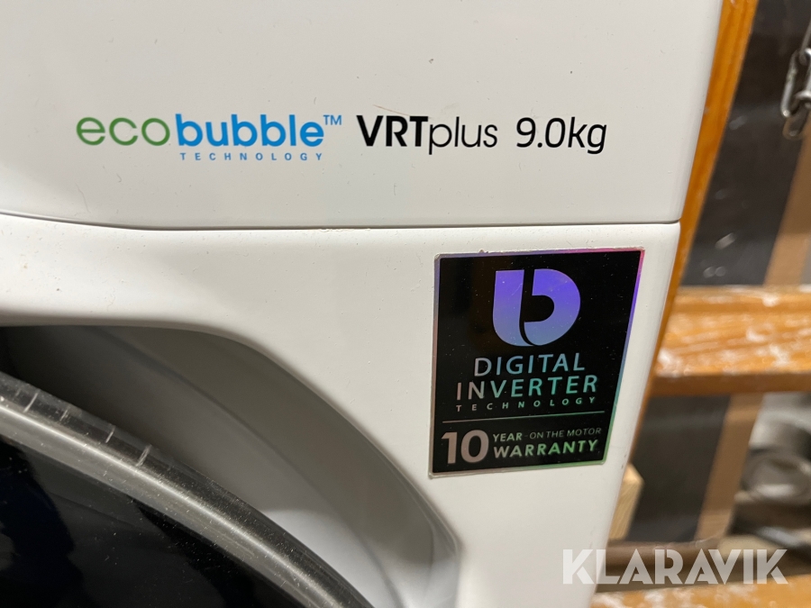 Samsung ECO-bubble 9kg, Ballerup, Klaravik auktioner