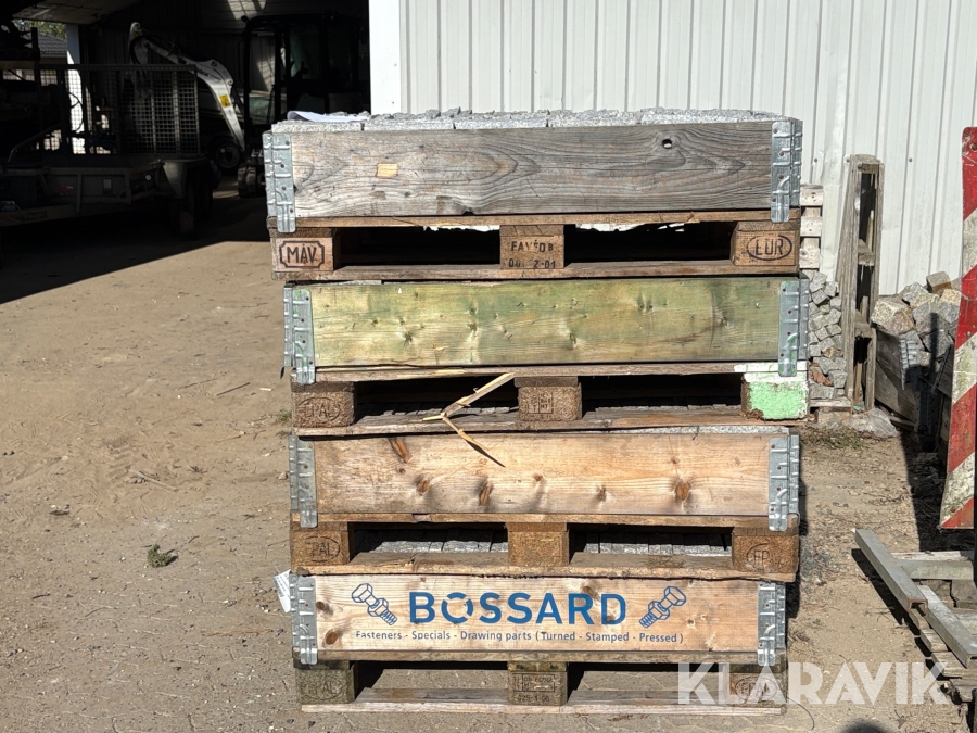 Granitsten 266 styk, grå