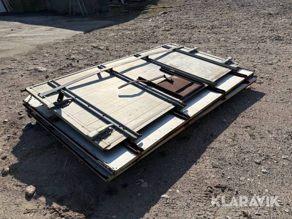 Bagsmæk og skillevægge til tipvogn aluminium