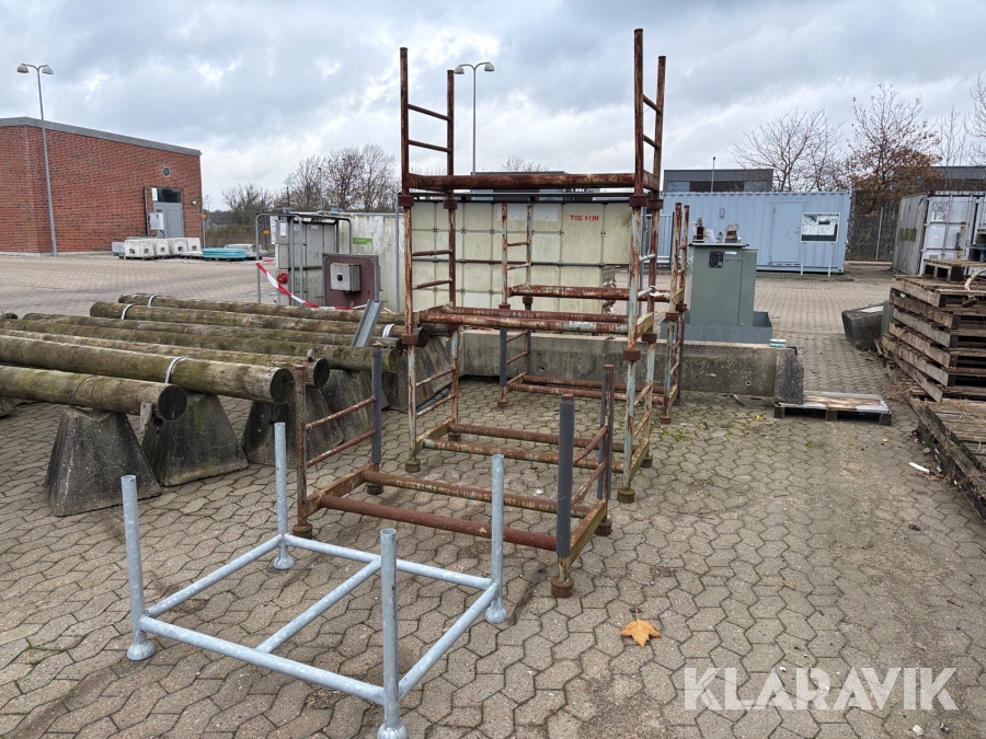 Metal stativer - 7 styk