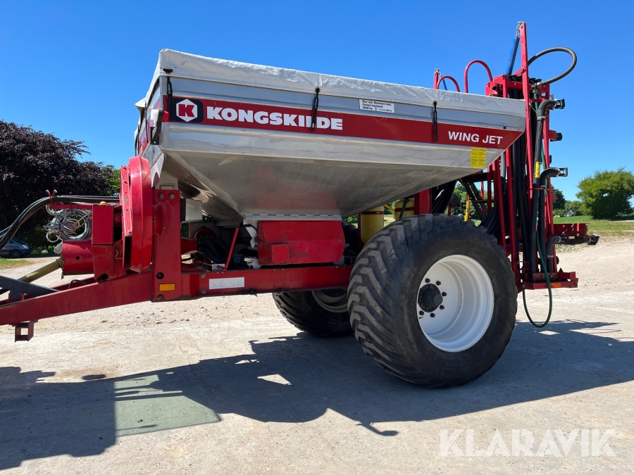 Luft gødningsspreder Kongskilde Wing Jet Tive Tronic  