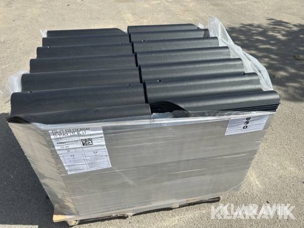 Bølgeplader Euronit 702 HJ/HU sort 150 styk