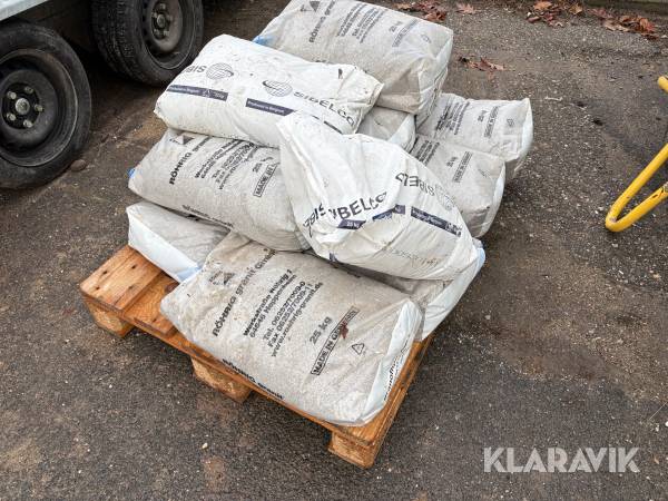 Granitsand til epoxy 12 sække à 25 kg