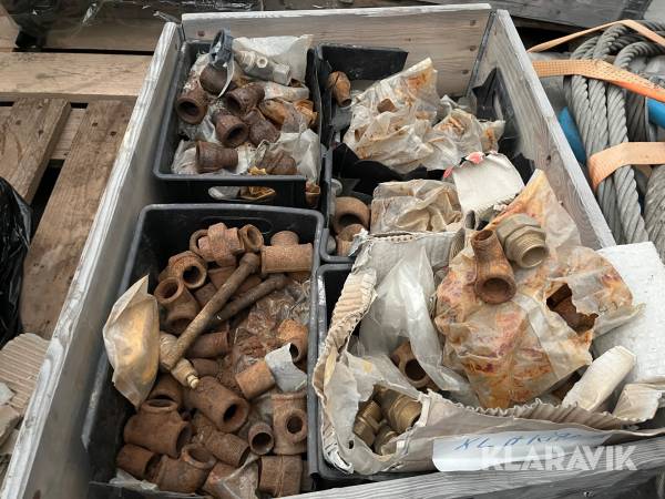 Rørfittings blandet lot