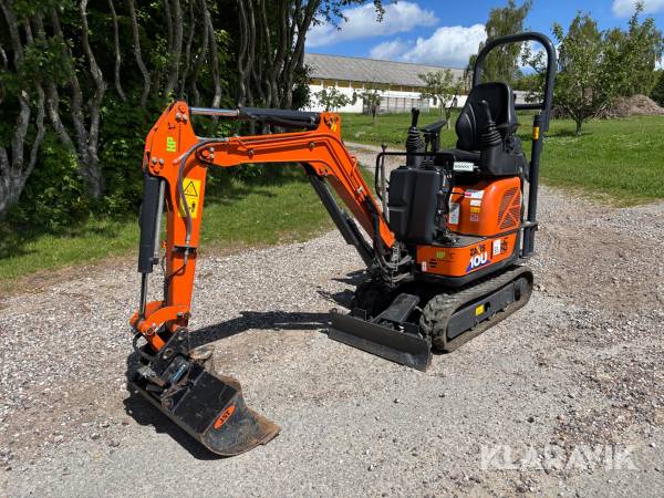 Gravemaskine Hitachi Zaxis 10U-6 YSR med compact tilt + skovl.