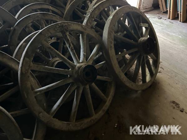 Hestevognshjul 2 styk