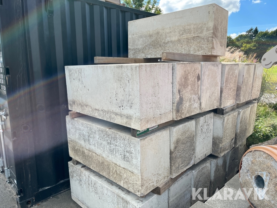 Beton klodser Aarhuscememtvarefabrik 25 styk