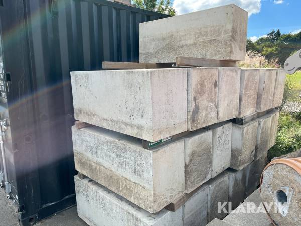 Beton klodser Aarhuscememtvarefabrik 25 styk
