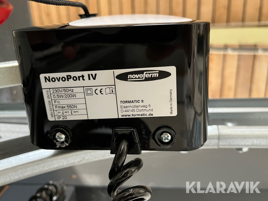 Garage port Novoferm Hel sektion iso 45-4 vinklusiv motor