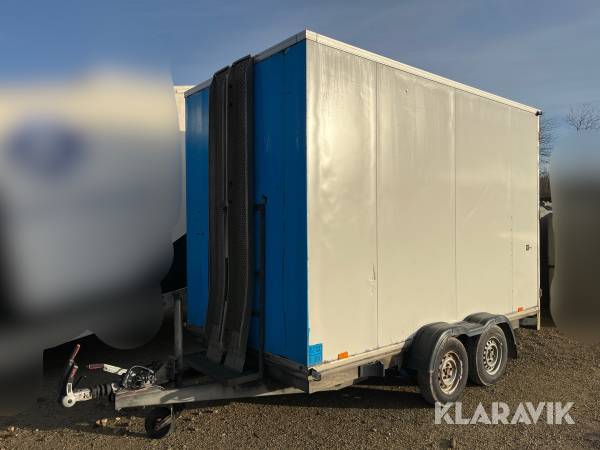 Lukket trailer Vezeko 2500 kilo