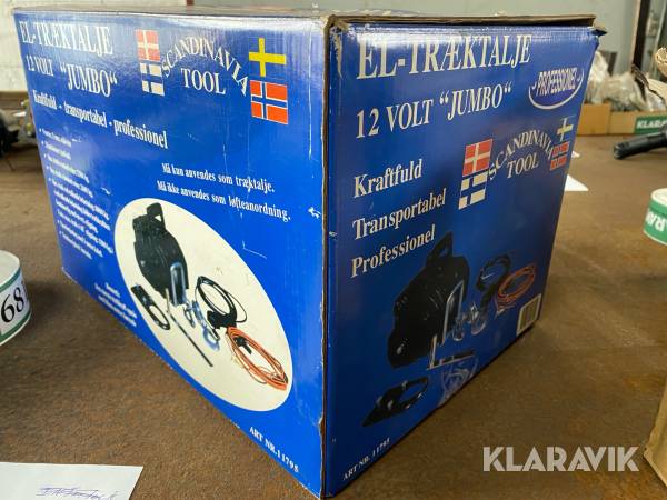 El-træktalje Scandinavia Tool 12 volt