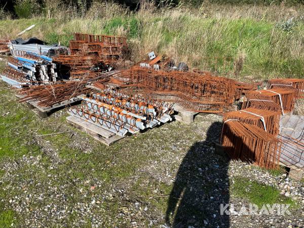 Lot - Blandet armeringsjern