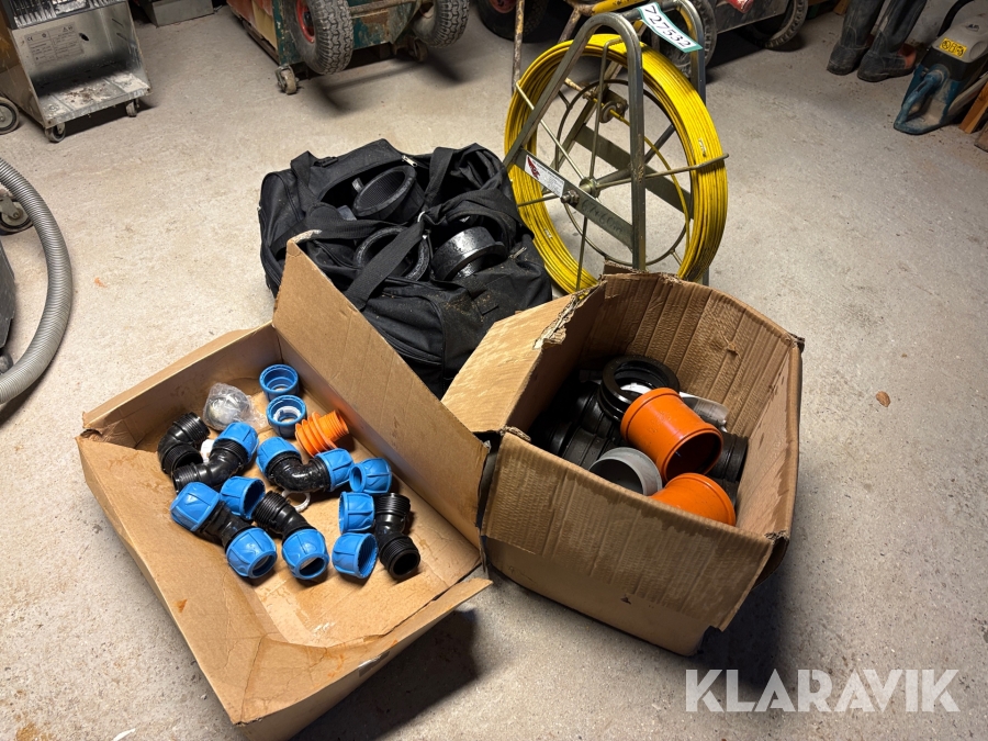 Kloak- og rørfittings blandet lot