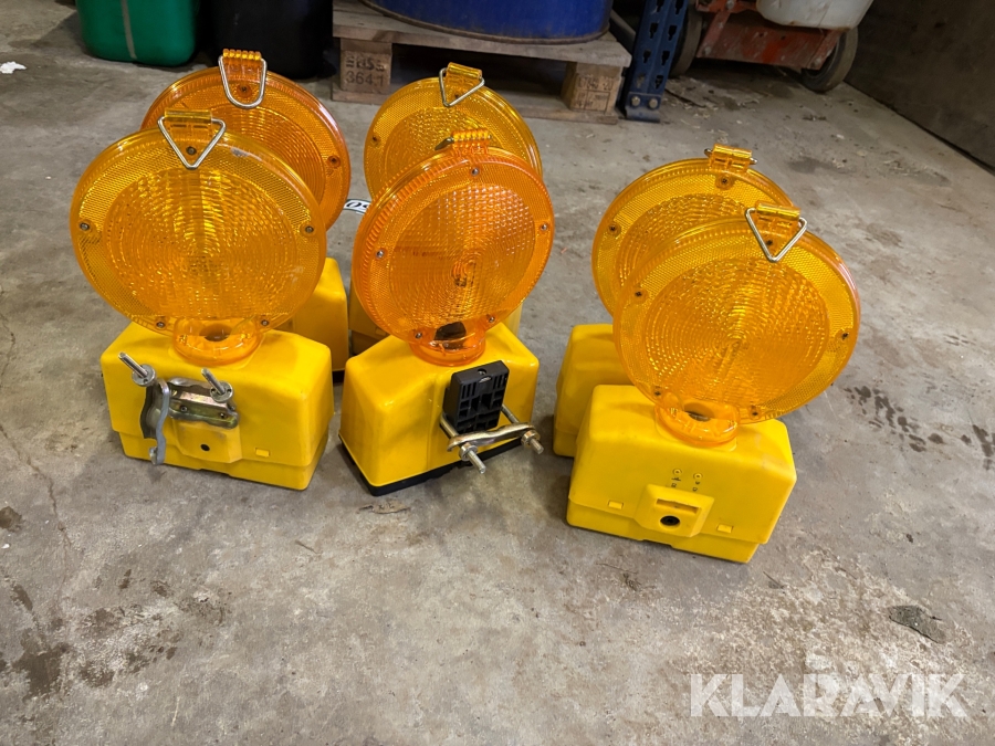 Advarselsblink med batterier 12 styk