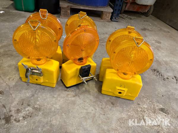 Advarselsblink med batterier 12 styk