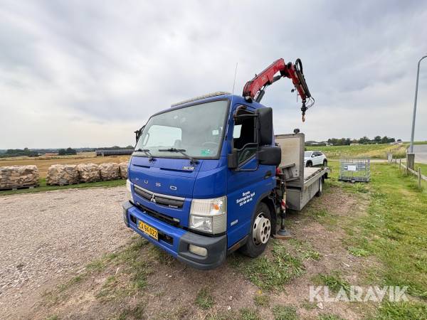 Lastbil / Autotransport Fuso Canter 9c18amt4x2 Fassi F40 kran