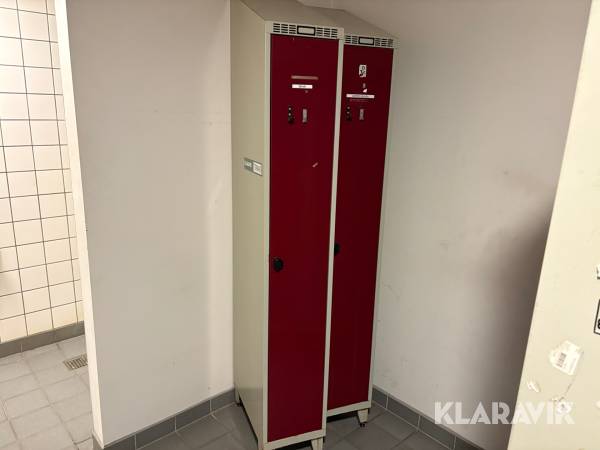 Omklædningsskabe 3 styk