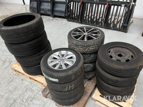 Lot - komplethjul og dæk 4 sæt