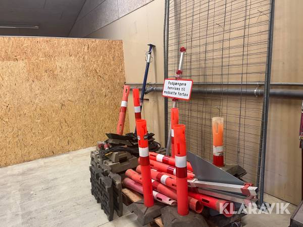 Trafik markeringer og udstyr