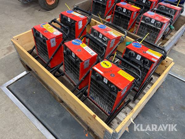 Varmeblæser Veab BX2 - 6 styk