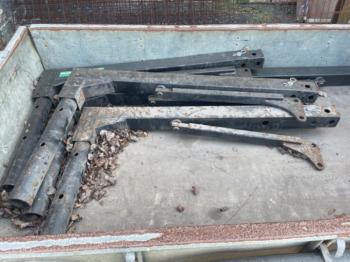 Støtteben til sættekasse (5 stk)