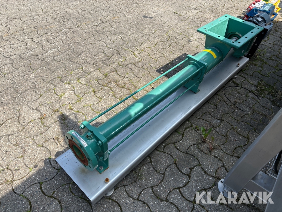 Mono pumpe Netzsch NM038B pumpe med snekke fødning