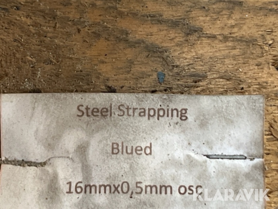 Stålbånd til strapning Blued - 2 ruller