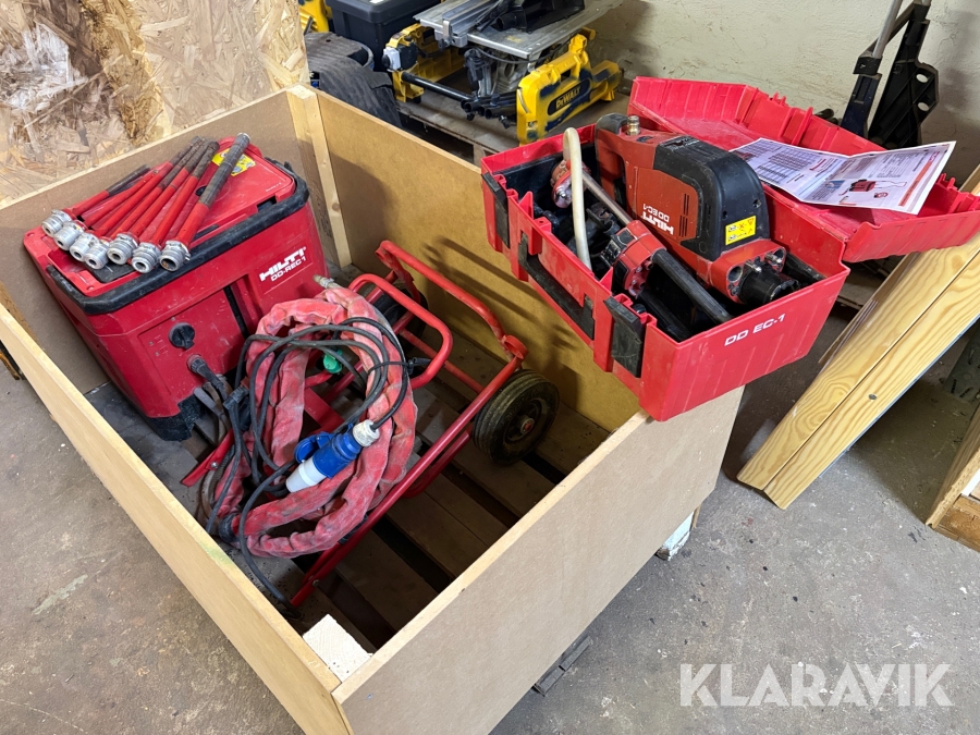Kerneboremaskine Hilti DD EC-1 og DD-REC 1