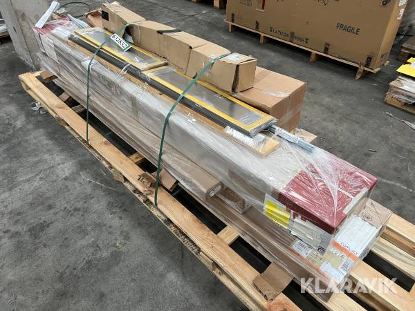 Lot - radiatorer, plader og gevindstænger