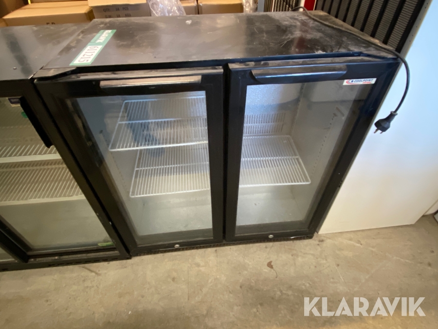 Køleskab Coolpoint BB 2 H med glaslåger 