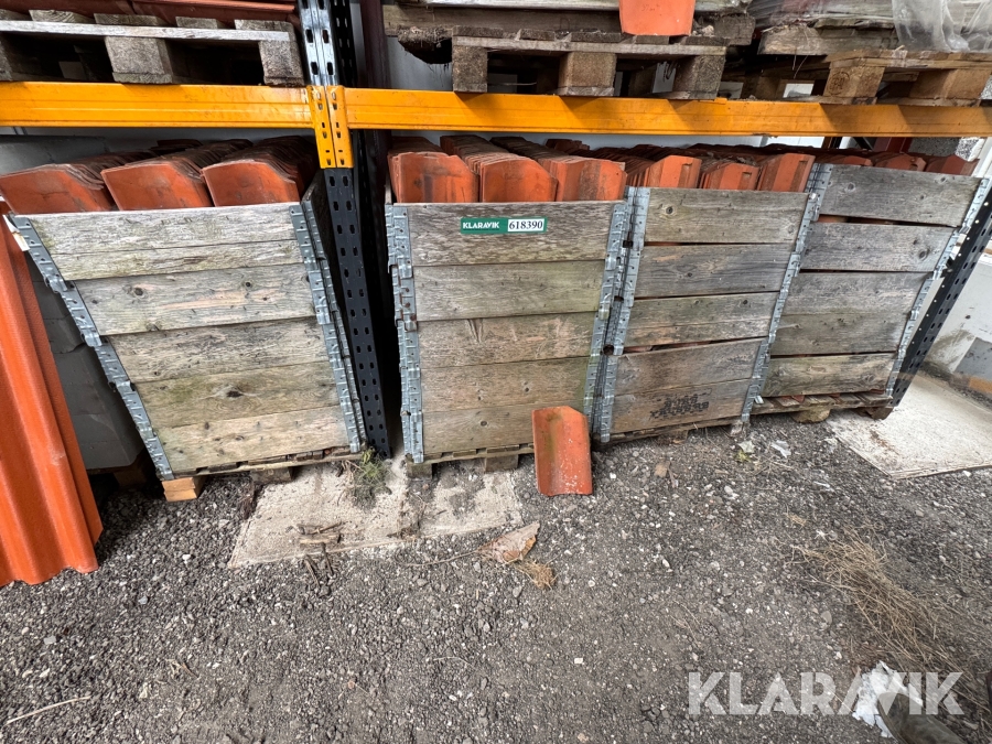 Tagsten vingetegl 1600 styk 