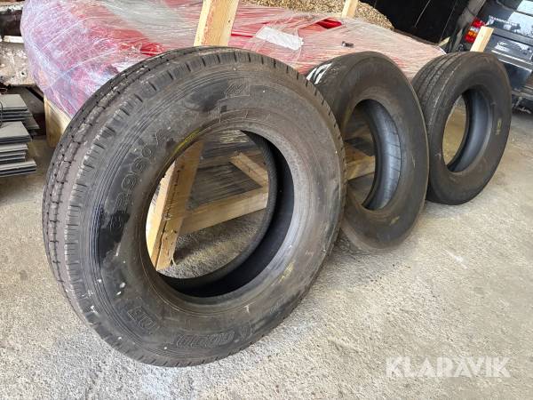 Dæk uden fælg 3 styk 