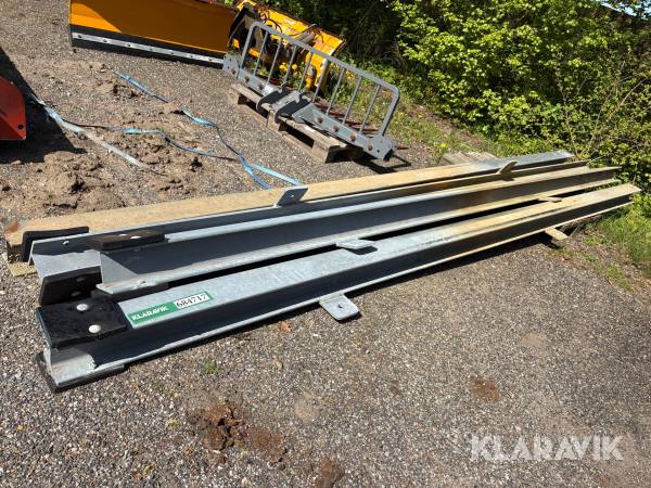 Galvaniseret HEB Stolper 4 styks