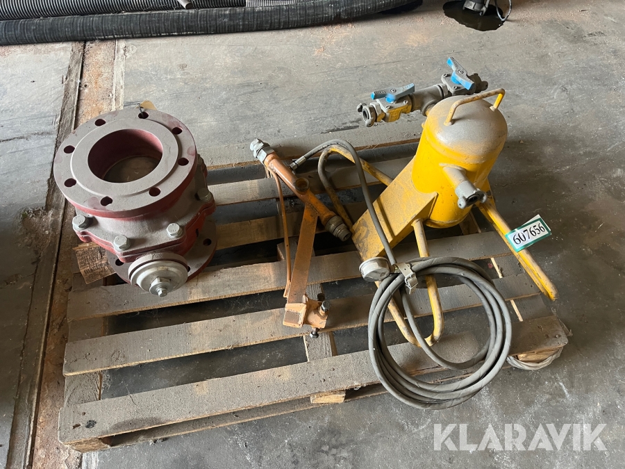 Vandfilter og 5” kugleventil