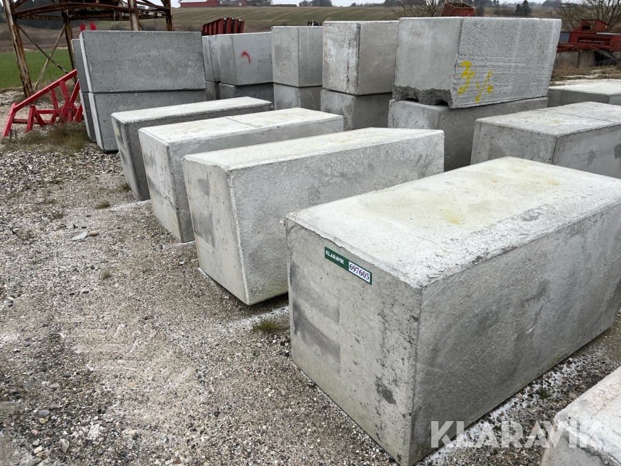 Betonblokke - topblokke 20 styk