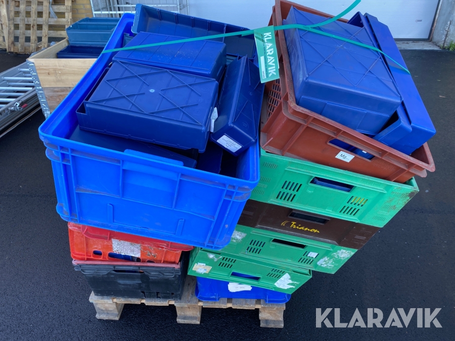 Plastik kasser, Sønderborg, Klaravik auktioner