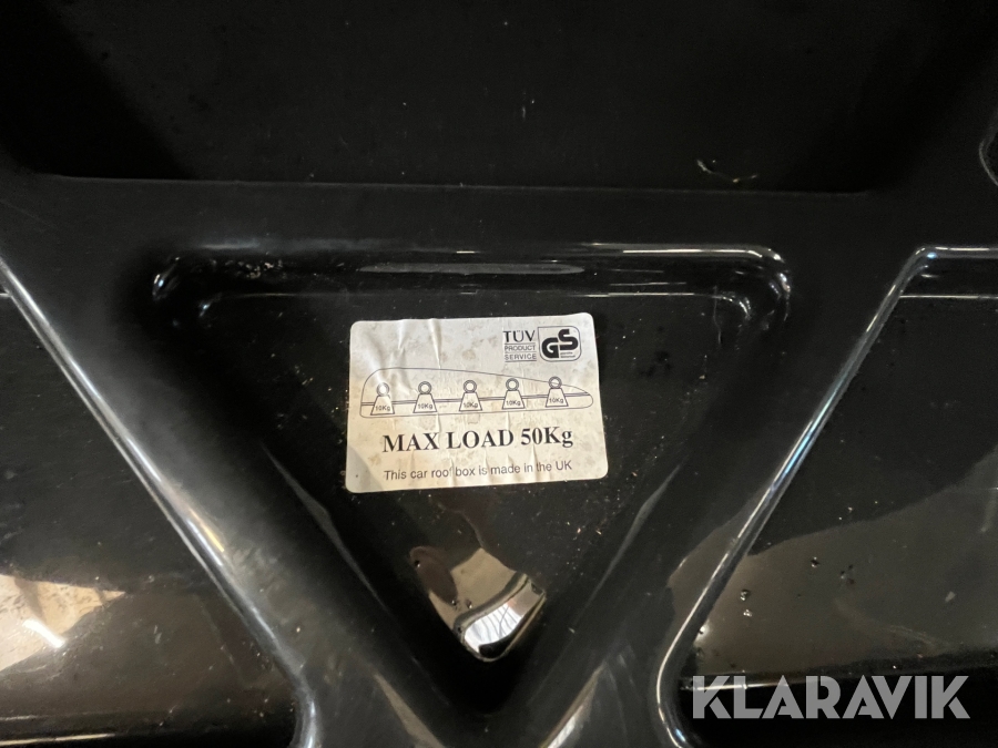 Tagboks Halfords inklusiv tagbøjler