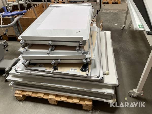 Blandet lot Whiteboards/tavler