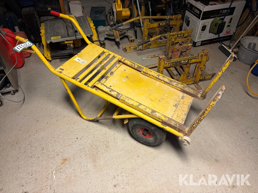 Vogn Ravendo og 4 stenklippere