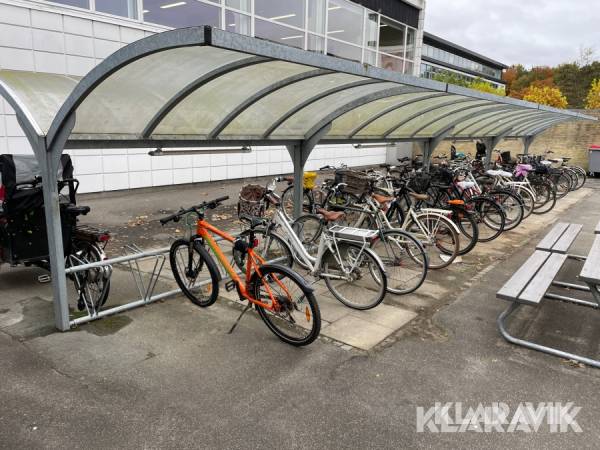Cykelparkering galvaniseret til 60 cykler