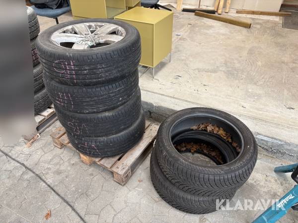 Dæk og fælge Nexen og Nokian 6 dæk og 4 fælge