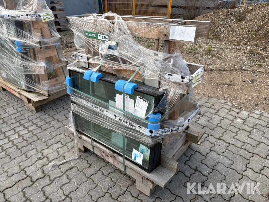 Vinduer Vetrotech Contraflam 60-3 Climaplus 943x620x47mm - 5 styk